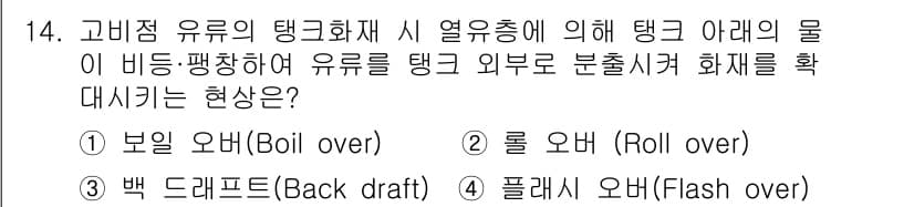소방설비기사(기계분야) 2017년 14번 - 정답과 핵심 포인트를 검수 중인 기출문제