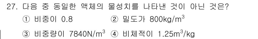 소방설비기사(기계분야) 2017년 27번 - 정답과 핵심 포인트를 검수 중인 기출문제