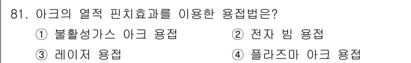 용접기사 2015년 81번 - 정답과 핵심 포인트를 검수 중인 기출문제