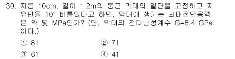 용접기사 2016년 30번 - 정답과 핵심 포인트를 검수 중인 기출문제