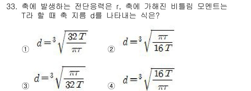 용접기사 2017년 33번 - 정답과 핵심 포인트를 검수 중인 기출문제