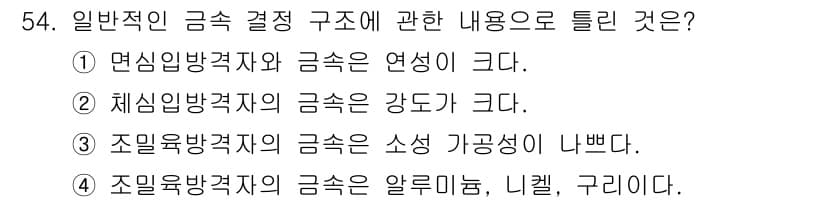 용접기사 2017년 54번 - 정답과 핵심 포인트를 검수 중인 기출문제