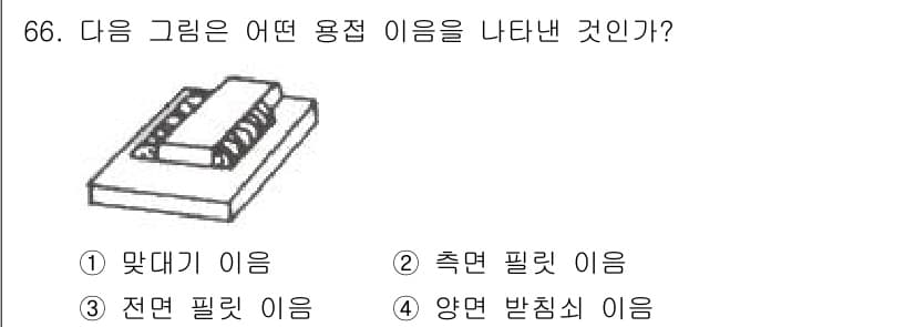 용접기사 2017년 66번 - 정답과 핵심 포인트를 검수 중인 기출문제