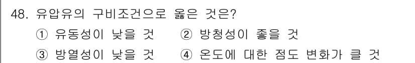 설비보전기능사 2015년 48번 - 정답과 핵심 포인트를 검수 중인 기출문제
