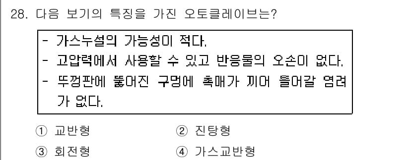 가스산업기사 2015년 28번 - 정답과 핵심 포인트를 검수 중인 기출문제