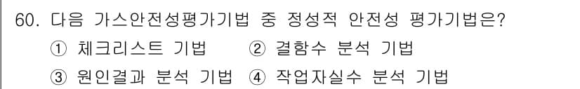 가스산업기사 2015년 61번 - 정답과 핵심 포인트를 검수 중인 기출문제