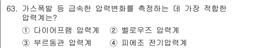 가스산업기사 2015년 64번 - 정답과 핵심 포인트를 검수 중인 기출문제