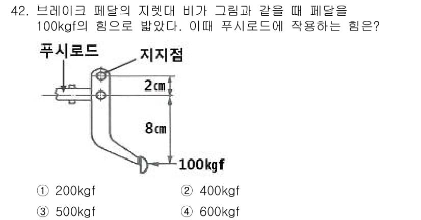 자동차정비산업기사 2017년 42번 - 정답과 핵심 포인트를 검수 중인 기출문제