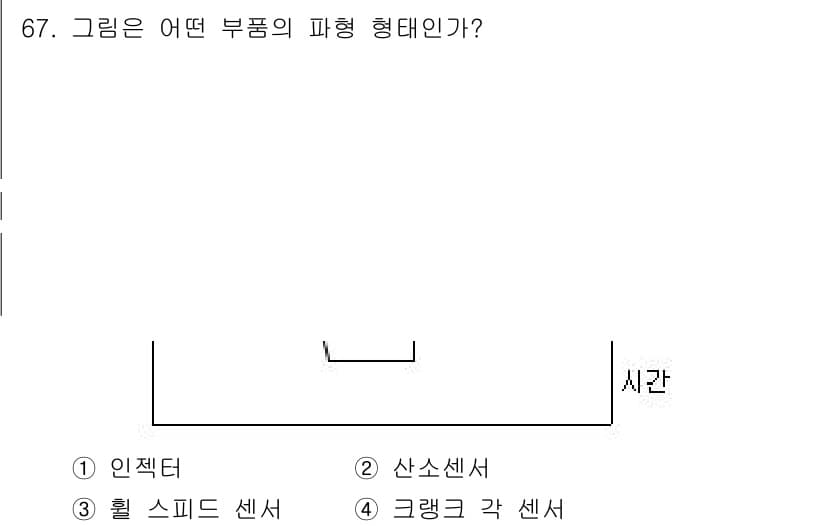 자동차정비산업기사 2017년 67번 - 정답과 핵심 포인트를 검수 중인 기출문제
