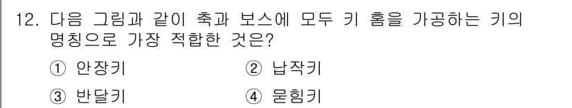 자동차정비기사 2017년 12번 - 정답과 핵심 포인트를 검수 중인 기출문제