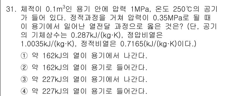 자동차정비기사 2017년 31번 - 정답과 핵심 포인트를 검수 중인 기출문제