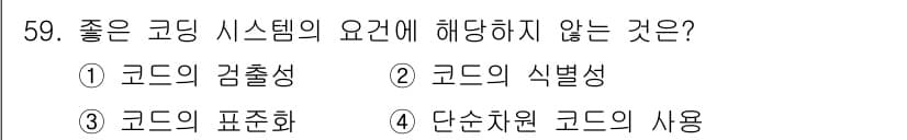 건설안전기사 2017년 59번 - . 코드의 표준화는 좋은 코딩 시스템의 중요한 요소이지만, 좋은 코딩 시... 에 관한 핵심 기출문제