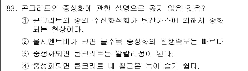 건설안전기사 2017년 83번 - 정답과 핵심 포인트를 검수 중인 기출문제