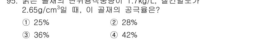 건설안전기사 2017년 95번 - 정답과 핵심 포인트를 검수 중인 기출문제