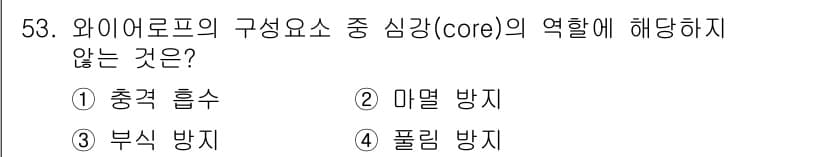 지게차유사(롤러,기중기등) 2016년 53번 - 정답과 핵심 포인트를 검수 중인 기출문제