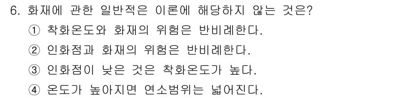 소방설비산업기사(전기) 2015년 6번 - 정답과 핵심 포인트를 검수 중인 기출문제