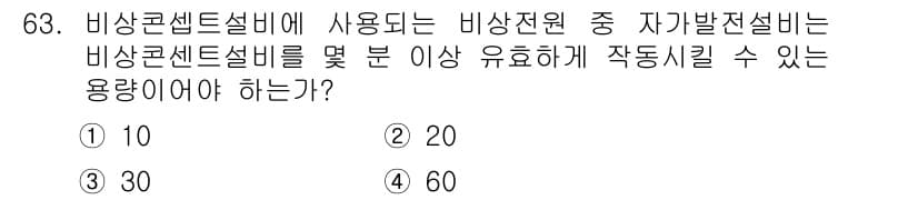 소방설비산업기사(전기) 2015년 63번 - 정답과 핵심 포인트를 검수 중인 기출문제