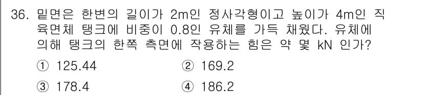 소방설비산업기사(기계) 2015년 36번 - 정답과 핵심 포인트를 검수 중인 기출문제