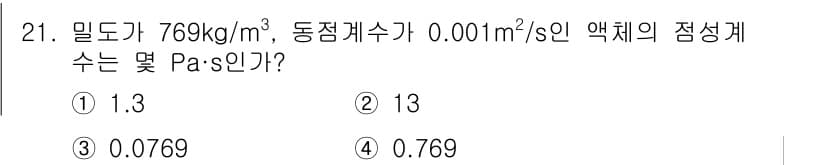 소방설비산업기사(기계) 2016년 21번 - 정답과 핵심 포인트를 검수 중인 기출문제