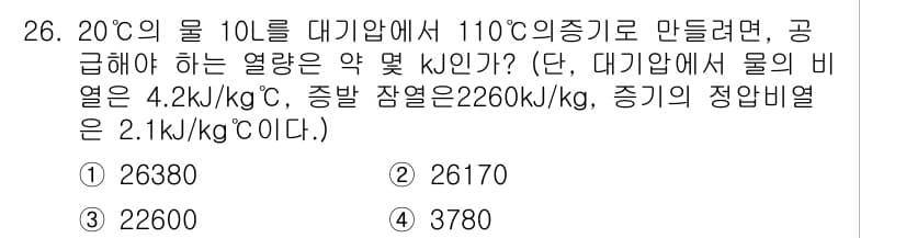 소방설비산업기사(기계) 2016년 26번 - 정답과 핵심 포인트를 검수 중인 기출문제