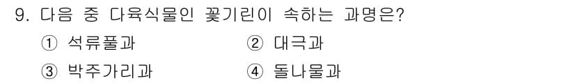 화훼장식기능사 2016년 9번 - 정답과 핵심 포인트를 검수 중인 기출문제