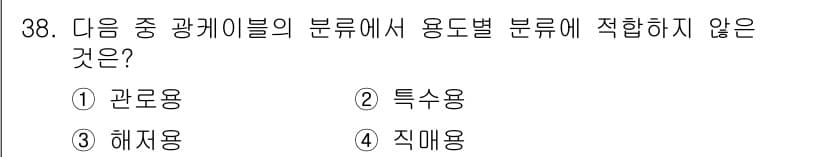 통신설비기능장 2016년 38번 - 정답과 핵심 포인트를 검수 중인 기출문제