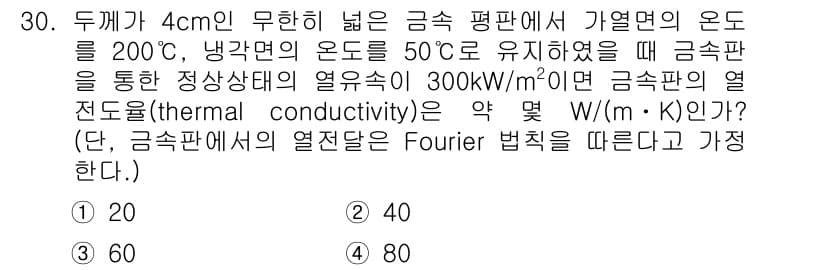 일반기계기사 2017년 30번 - 정답과 핵심 포인트를 검수 중인 기출문제