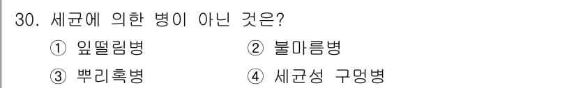 산림기능사 2015년 30번 - 정답과 핵심 포인트를 검수 중인 기출문제