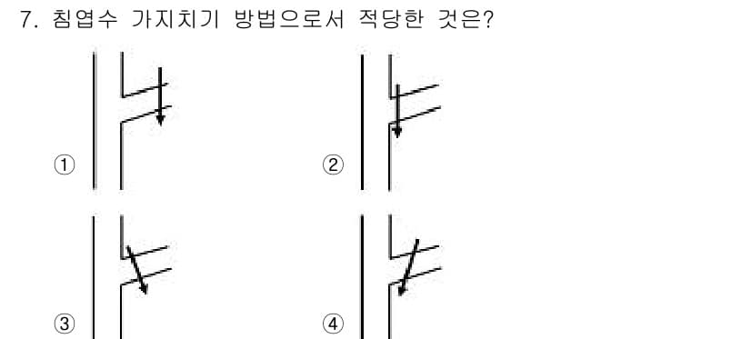 산림기능사 2016년 7번 - 정답과 핵심 포인트를 검수 중인 기출문제