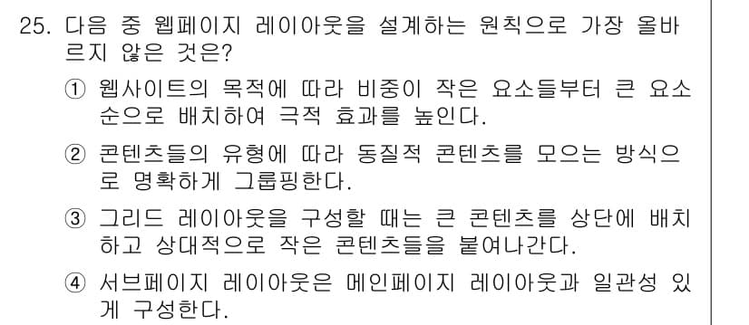 전자상거래운용사 2016년 26번 - 정답과 핵심 포인트를 검수 중인 기출문제