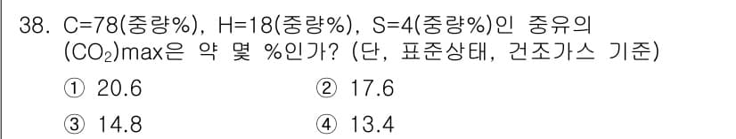 대기환경기사 2016년 38번 - 정답과 핵심 포인트를 검수 중인 기출문제