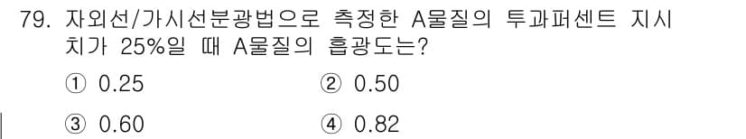 대기환경기사 2016년 80번 - 정답과 핵심 포인트를 검수 중인 기출문제