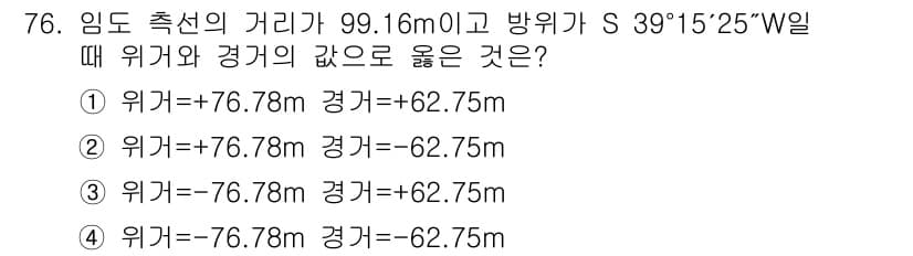 산림기사 2017년 76번 - 정답과 핵심 포인트를 검수 중인 기출문제