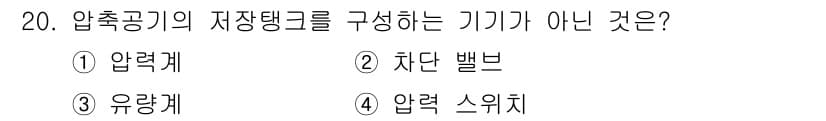 공유압기능사 2015년 20번 - 정답과 핵심 포인트를 검수 중인 기출문제
