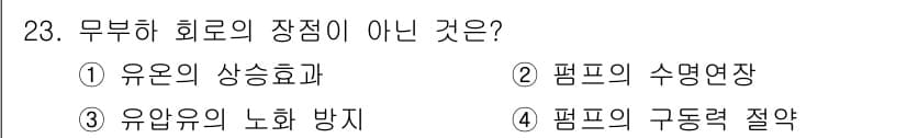 공유압기능사 2015년 23번 - 정답과 핵심 포인트를 검수 중인 기출문제