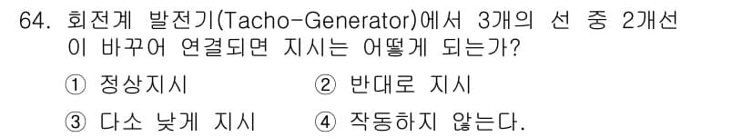 항공산업기사 2015년 64번 - 정답과 핵심 포인트를 검수 중인 기출문제