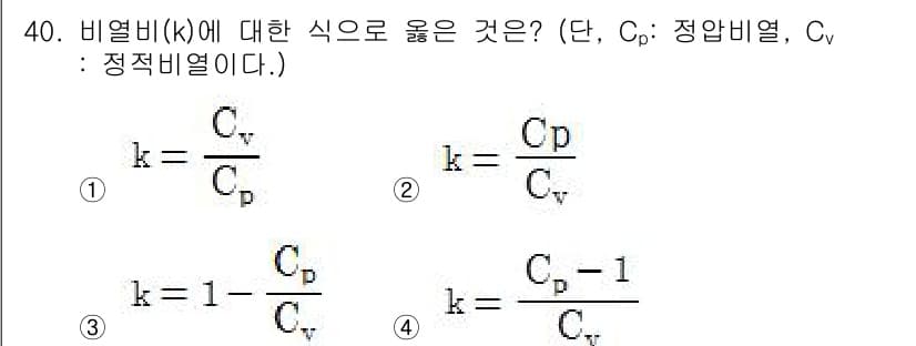 항공산업기사 2017년 40번 - 정답과 핵심 포인트를 검수 중인 기출문제