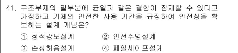 항공산업기사 2017년 41번 - 정답과 핵심 포인트를 검수 중인 기출문제