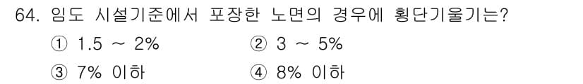 산림산업기사(구60문항) 2015년 64번 - 정답과 핵심 포인트를 검수 중인 기출문제