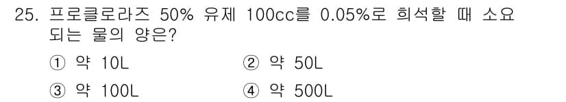 산림산업기사 2015년 25번 - 정답과 핵심 포인트를 검수 중인 기출문제
