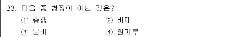 산림산업기사 2015년 33번 - 정답과 핵심 포인트를 검수 중인 기출문제