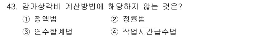 산림산업기사 2015년 43번 - 정답과 핵심 포인트를 검수 중인 기출문제