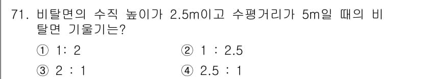 산림산업기사 2015년 71번 - 정답과 핵심 포인트를 검수 중인 기출문제