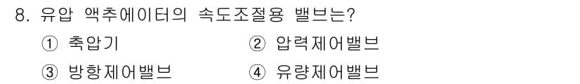 설비보전산업기사 2015년 8번 - 정답과 핵심 포인트를 검수 중인 기출문제