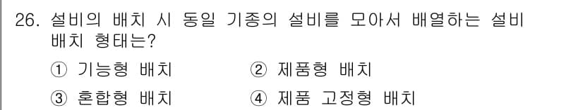 설비보전산업기사 2016년 26번 - 정답과 핵심 포인트를 검수 중인 기출문제
