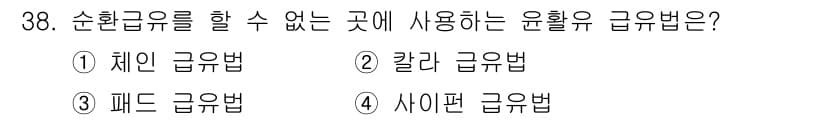 설비보전산업기사 2016년 38번 - 정답과 핵심 포인트를 검수 중인 기출문제