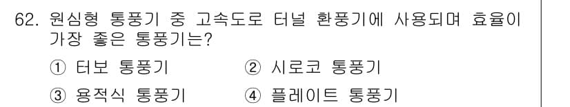 설비보전산업기사 2017년 62번 - 정답과 핵심 포인트를 검수 중인 기출문제