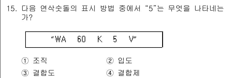 기계설계산업기사 2015년 15번 - 정답과 핵심 포인트를 검수 중인 기출문제
