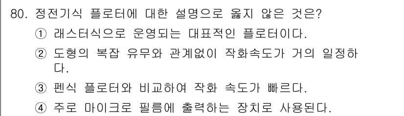 기계설계산업기사 2015년 80번 - 정답과 핵심 포인트를 검수 중인 기출문제