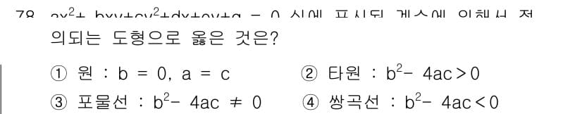 기계설계산업기사 2016년 78번 - 정답과 핵심 포인트를 검수 중인 기출문제